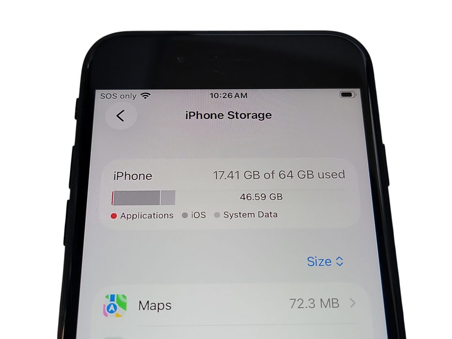 Apple iPhone SE 2 - 64GB - Space Gray [A2275] (