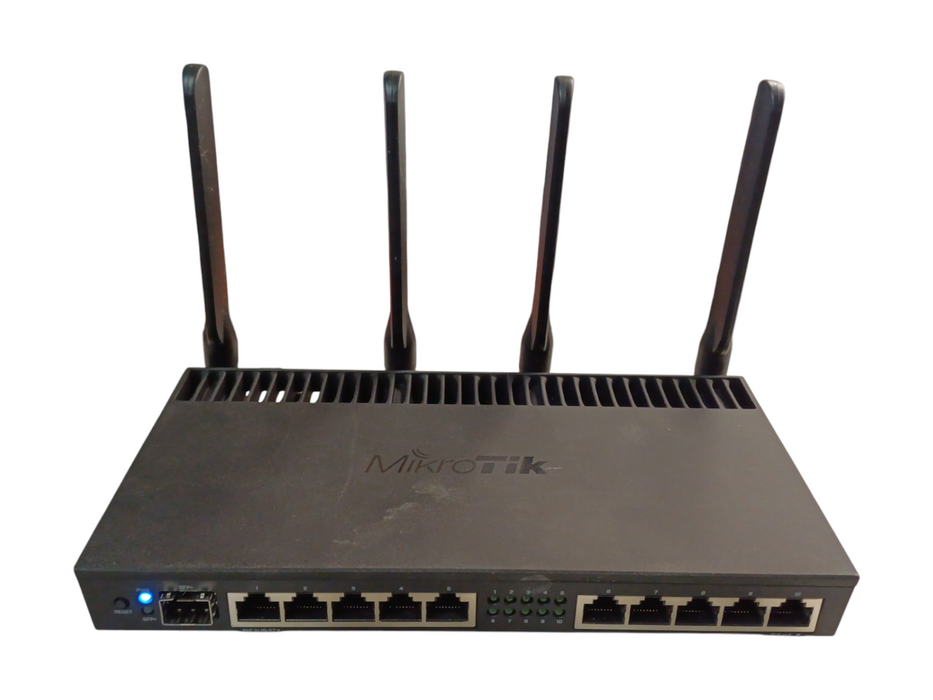 MikroTik RB4011iGS+5HacQ2HnD-IN wireless router with SFP+