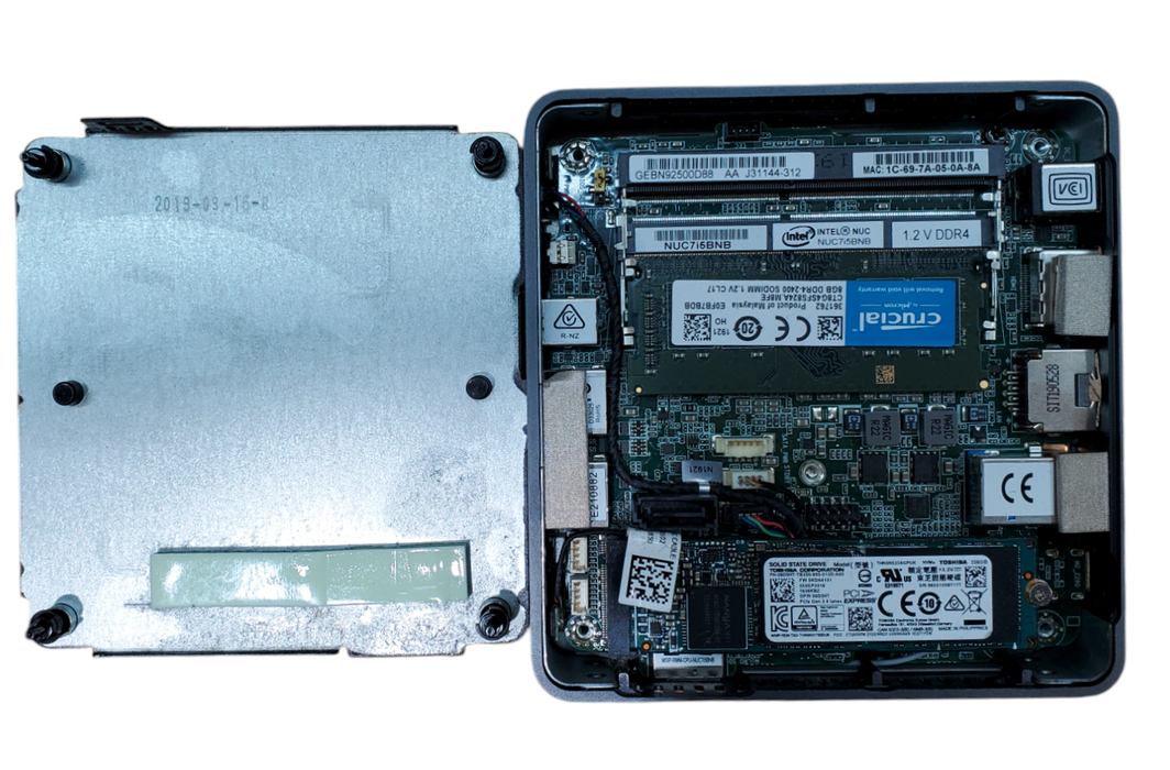 F1 Nano Station Intel Core i5-7260U @ 2.20GHz 8GB DDR4 256GB NVMe