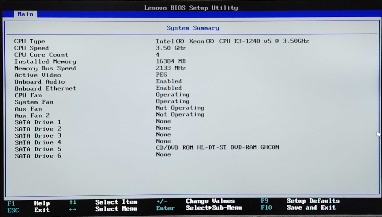 Lenovo ThinkStation P320, Xeon E3-1240 v5 3.50GHz, 16GB DDR4, P1000, No HDD