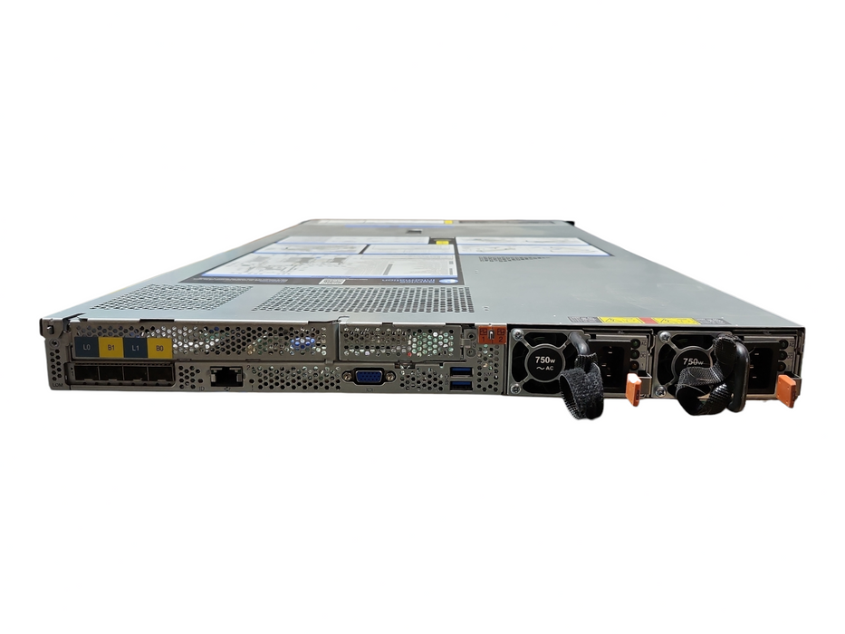 Lenovo SR630 1U 4x3.5", 2x Xeon Silver 4208, 32GB DDR4, 4x2TB SAS, 430-8i