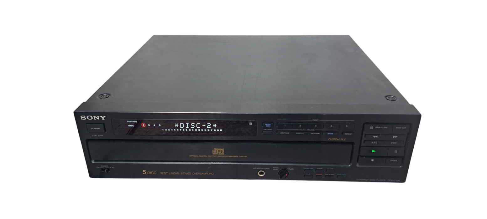 Sony CDP-C705 5 Disk CD Changer