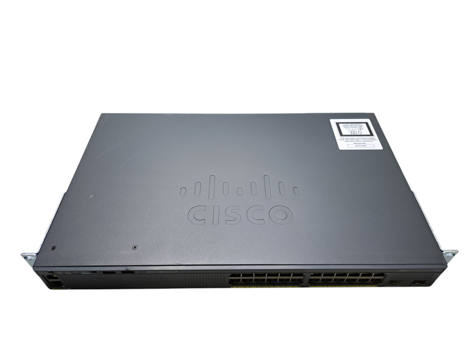 Cisco WS-C2960X-24TD-L V05 | 24-Port Gigabit Managed Switch | 2x 10G SFP+