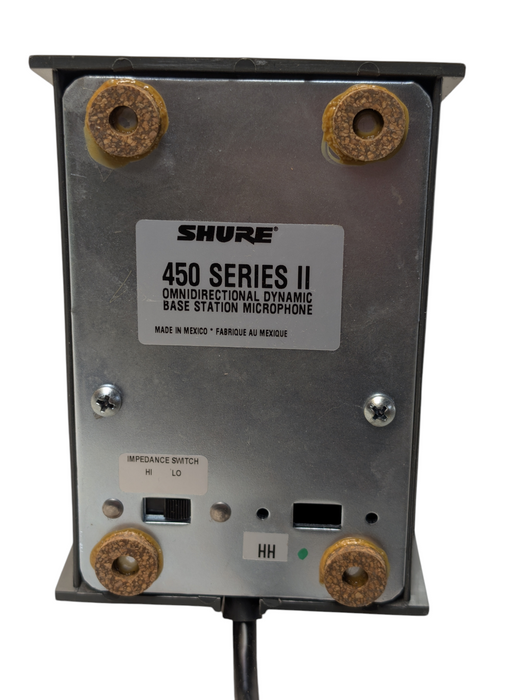 Shure 450 SERIES II Voice Communication Microphone -