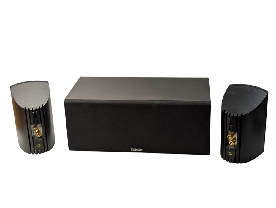 Definitive Technology C1-J Center and ProMonitor 80 Left and Right Speaker  -