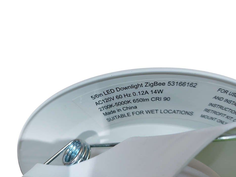 Lot 4x 5/6in LED Downlight ZigBee 53166162