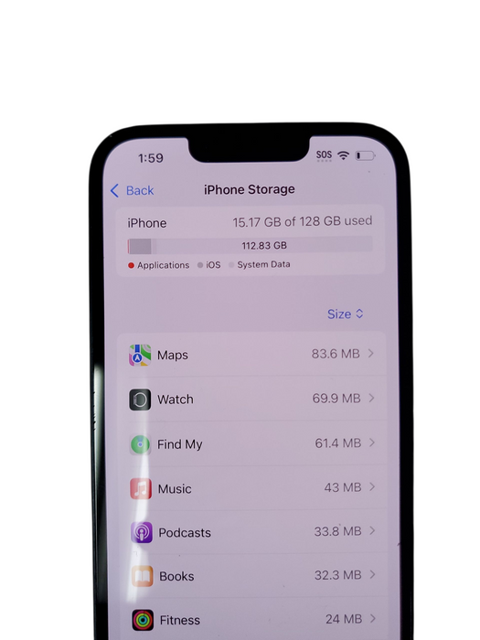 Apple iPhone 14 - 128GB - Midnight [A2881] Q