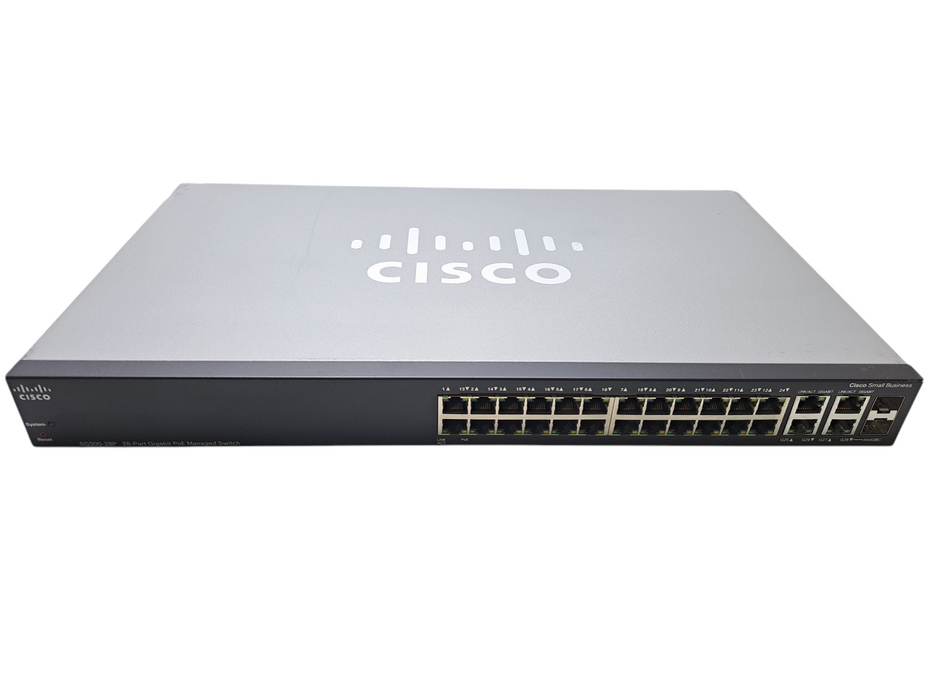 Cisco SG300-28P | 28-Port Gigabit PoE Managed Network Switch | 2x SFP *READ*