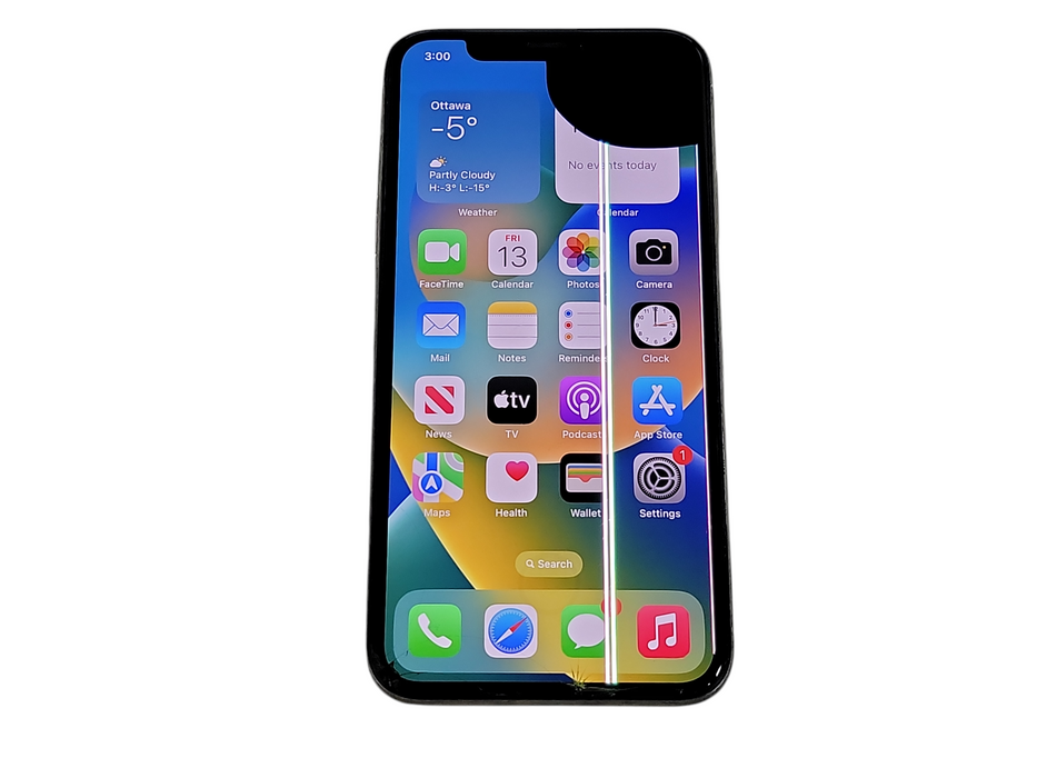 Apple iPhone X - 256GB - Silver [A1901] (