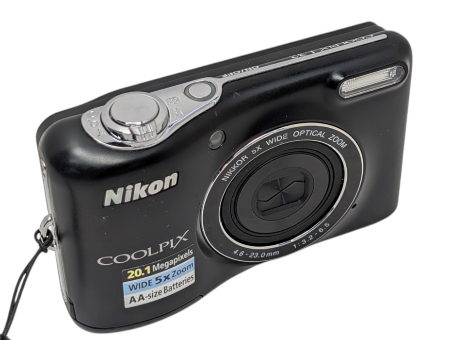 Nikon Cool Pix L32 20.1 Megapixel Digital Camera 5X Zoom  -