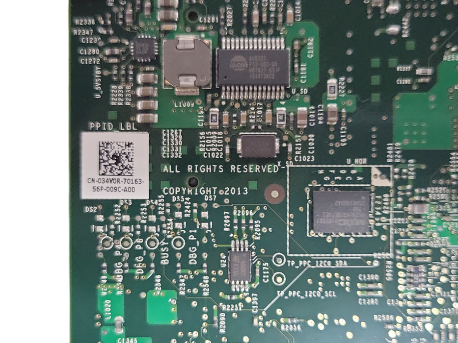 DELL POWEREDGE VRTX CHASSIS MANAGEMENT CONTROLLER CMC CARD P/N 034V0R _