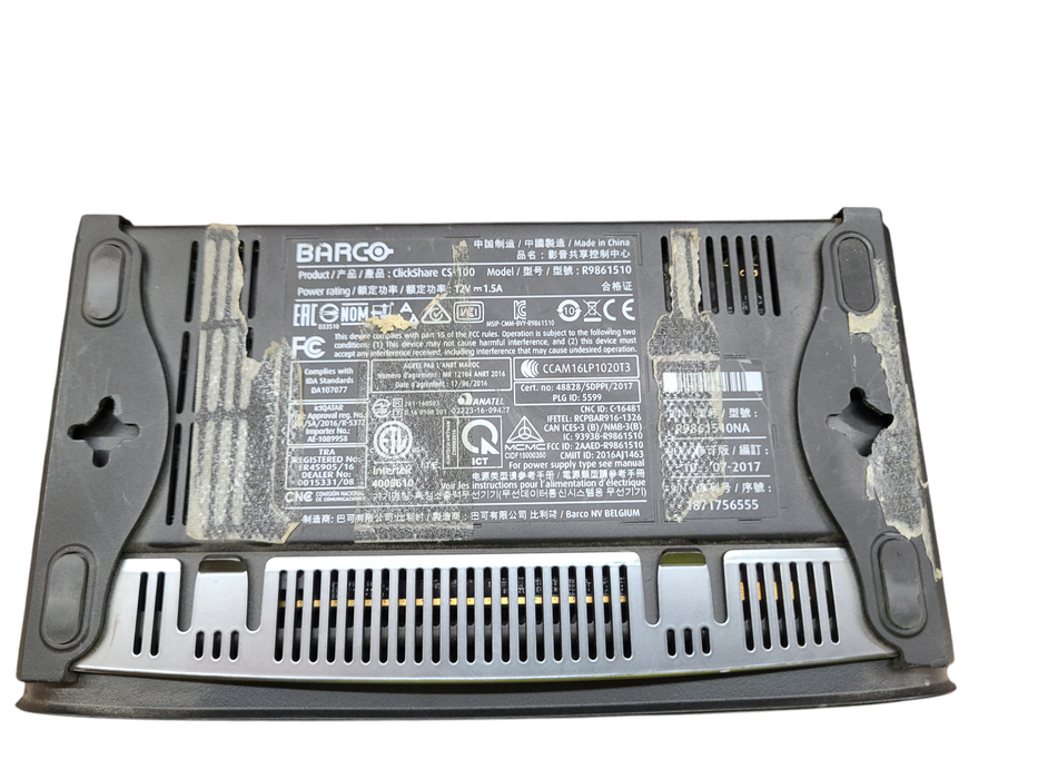 Barco ClickShare CS-100 Wireless Presentation System (R9861510)