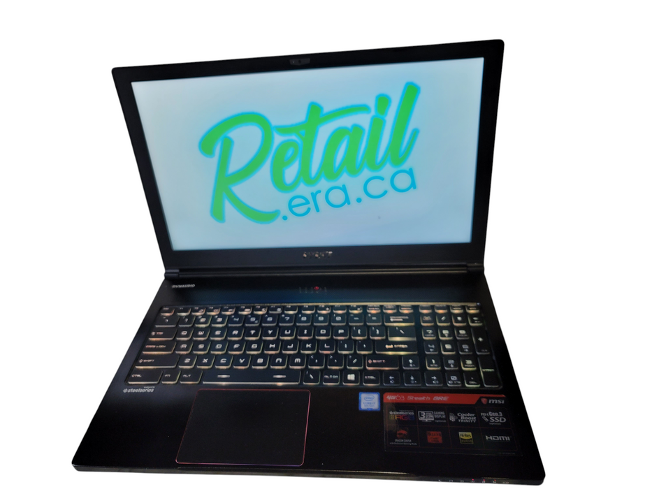 MSI GS63 Stealth i7-8750H 16GB DDR4 GTX 1060 256GB NVMe READ β Lap200
