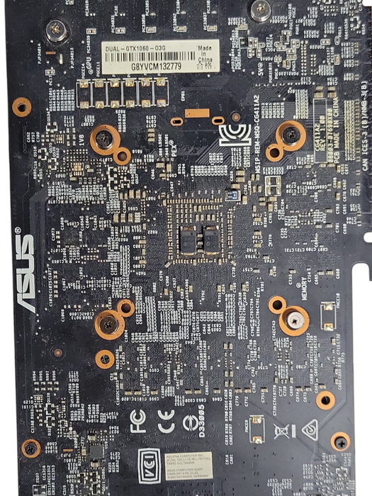Asus/Nvidia geForce GTX 1060 3GB GDDR5 Dual-GTX1060-03G Graphics card _