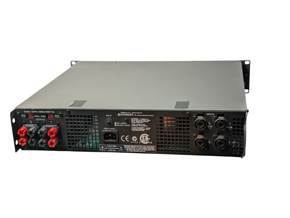 CROWN XS4300  four-channel professional power audio amplifier -