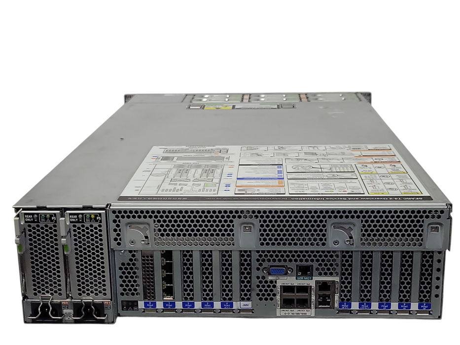 Sun Oracle T4-2 Server 2x SPARCT4 CPUs 256GB RAM 6x 1TB HDD 2x PSU _