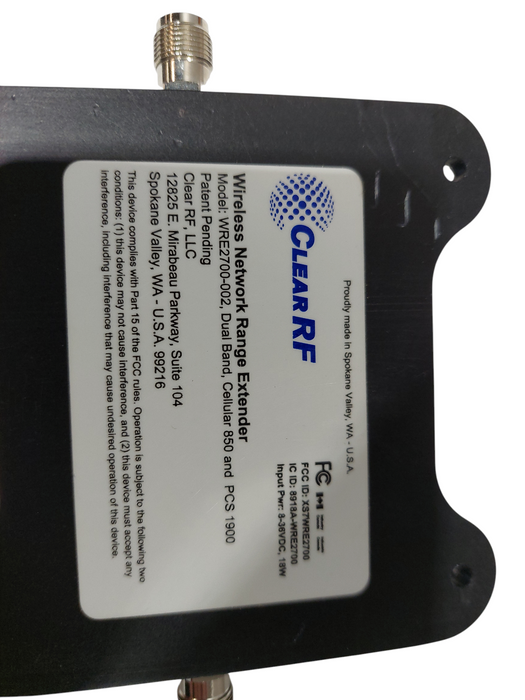 Clear RF M2M Celular Wireless Network Range Extender Model: WRE2700-002 =