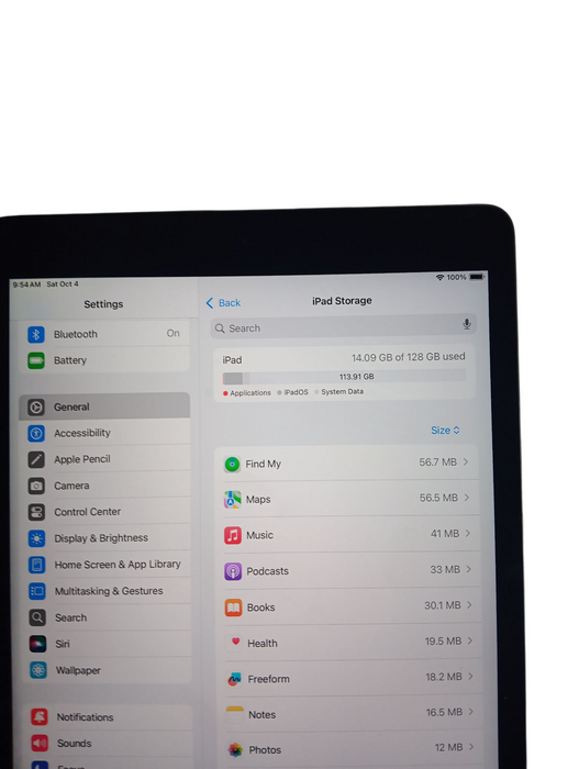 Apple iPad 7th Gen - 128GB - Space Gray [A2197] Q