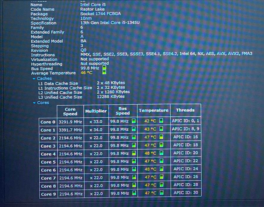 Dell Latitude 5440 Core i5-1345U@1.60GHz vPRO 16GB RAM 256GB SSD READ! Q Lap200