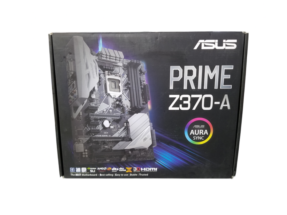 ASUS PRIME Z370-A LGA1151 Intel Motherboard RGB - New / Open Box
