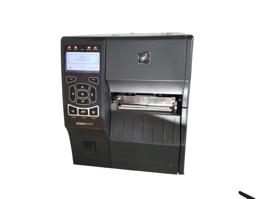 Zebra ZT410 Thermal Transfer Printer - Powers On - For Parts/Repair Q
