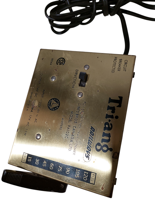 Tri - Ang Railways Power Unit Toy Transformer Lines Bros. Model: PA102C =