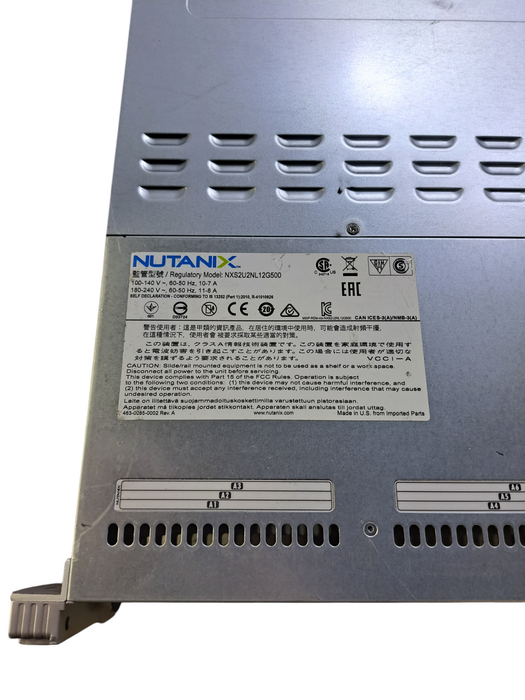 Nutanix X10DRT-P 2x Node Server | 4x Xeon E5-2695 v4 @2.10GHz, 64GB DDR4, SFP+