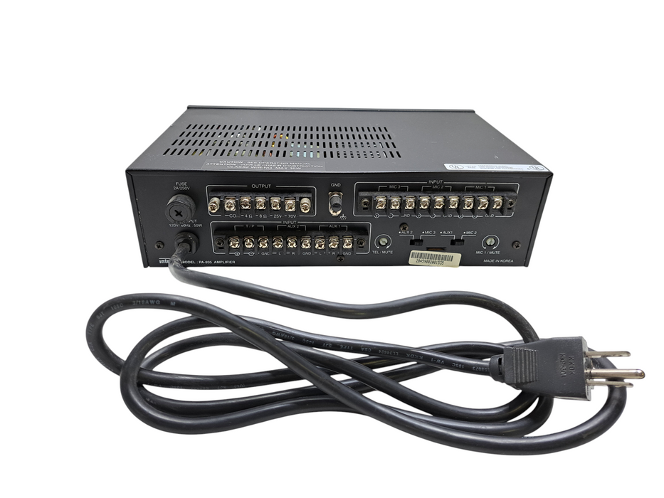 Inter M PA-935 Amplifier 35W Compact Mixer/Amp *READ* )