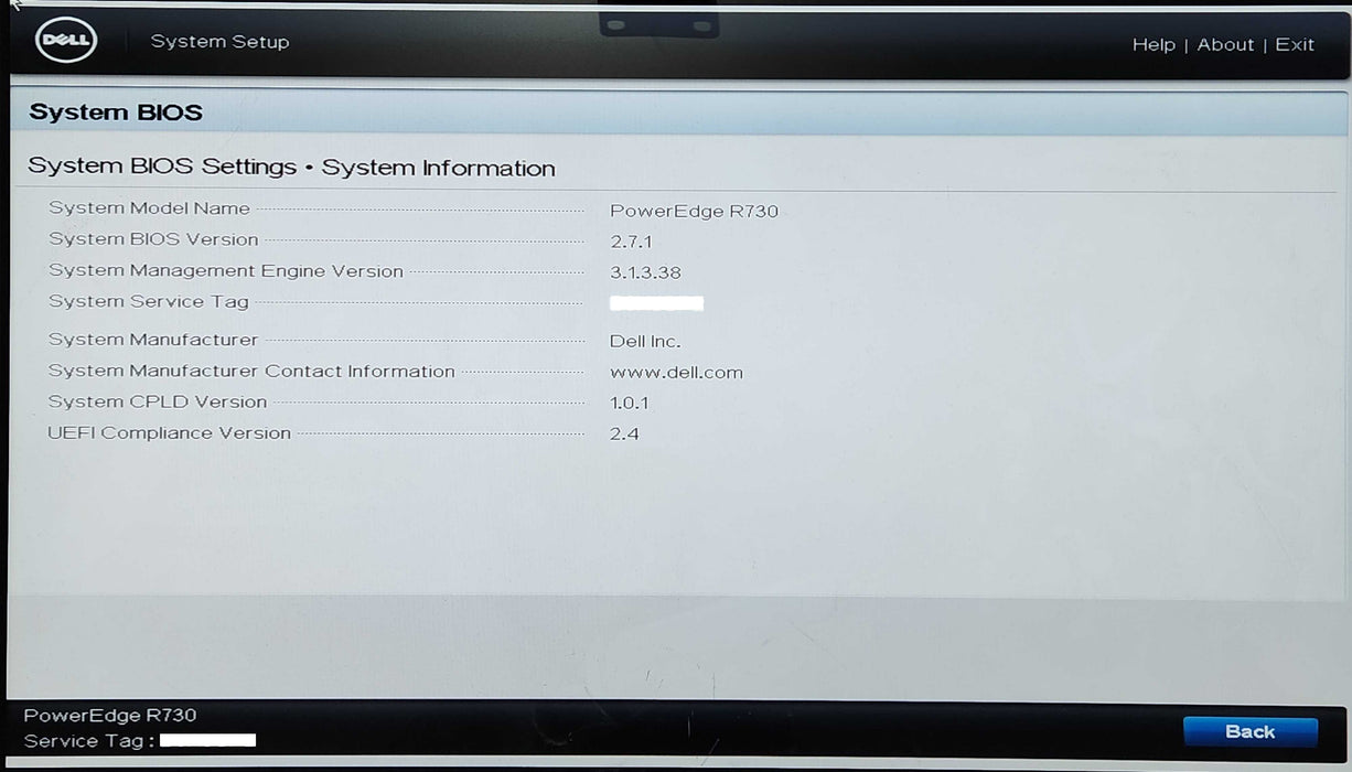 DELL PowerEdge R730 2U 16x 2.5", 2x Xeon E5-2630 v4 2.20GHz, 128GB RAM, H730 Mini, 2x PSU