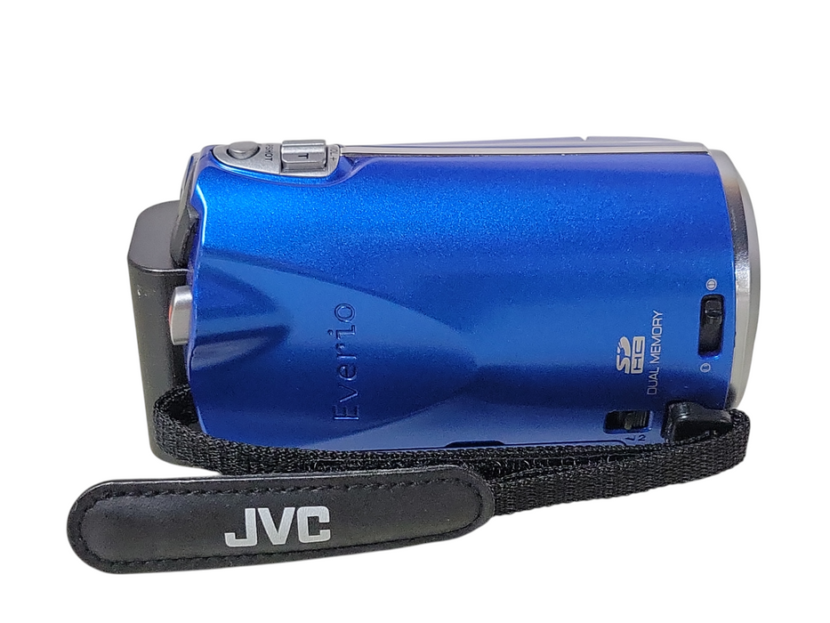 JVC Everio Camcorder GZ-MS230AU Blue Digital Camera Video w/ Battery, READ _