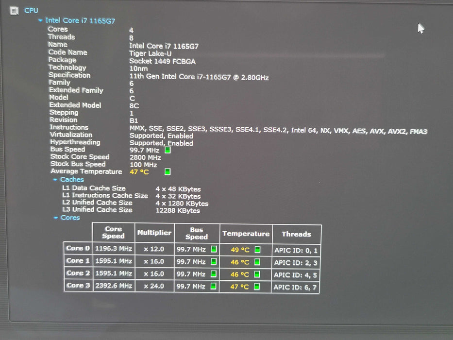 ASUS ZenBook Flip S UX371E i7-1165G7 16GB DDR4 256GB NVMe READ β Lap200