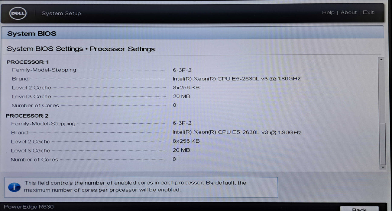 Dell R630 1U 8x 2.5" | 2x Xeon E5-2630L v3 @1.80GHz, 32GB DDR4, H730 Mini Q
