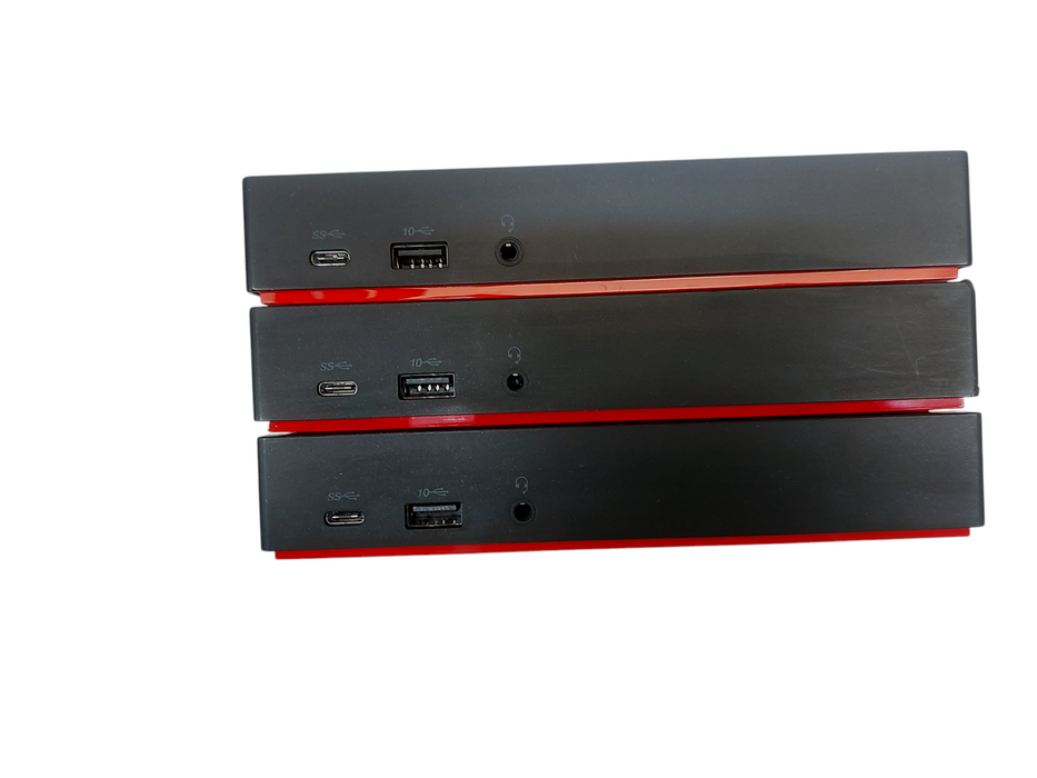 Lot 3x - Lenovo ThinkPad USB-C Dock Gen2 40AS + Power Cable Q