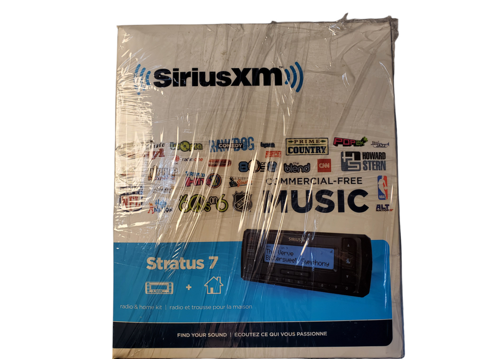 Sirius XM Satellite Radio Stratus 7 Radio & Home Kit SV7H1C - Open Box