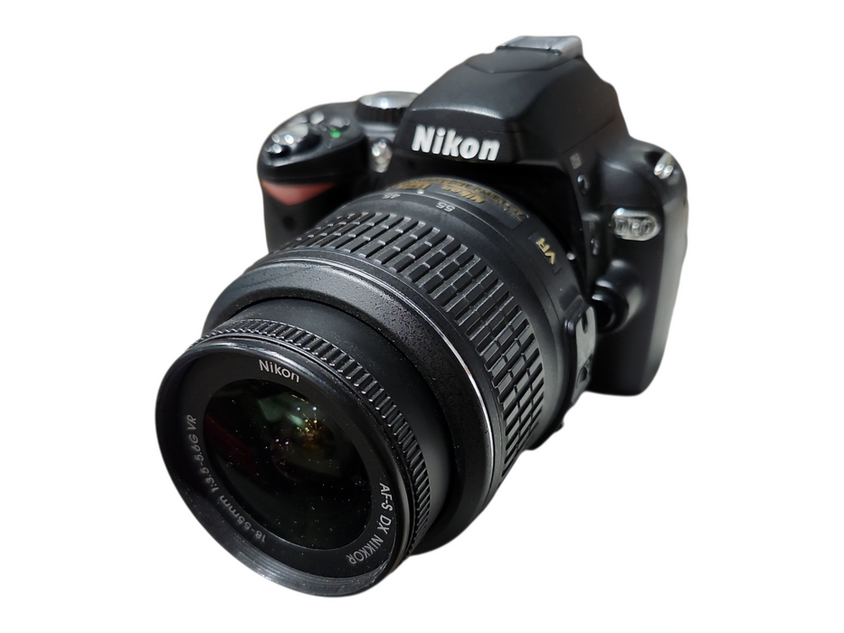 Nikon D60 Digital SLR Camera Black DX 18 55mm f/3.5-5.6G w/ Battery, READ