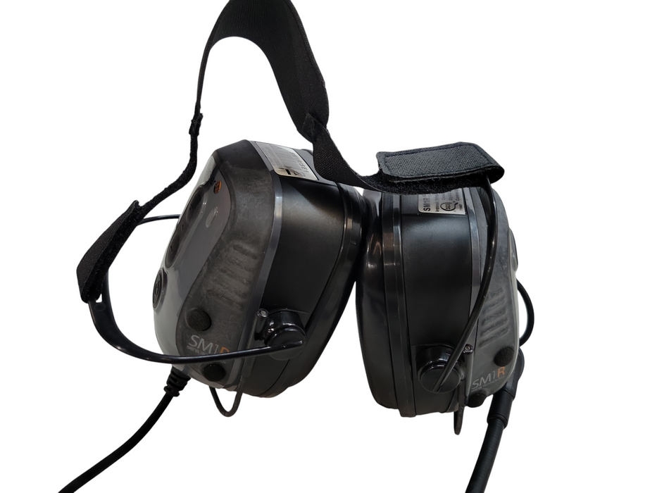 SENSEAR SM1R - Behind The Neck Two-Way Radio Headset (SM1RISE1) %