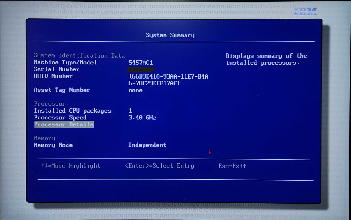 IBM System X3100 M5, Xeon E3-1231v3 3.40GHz, 4GB DDR3, No HDD, 2x 430W PSU