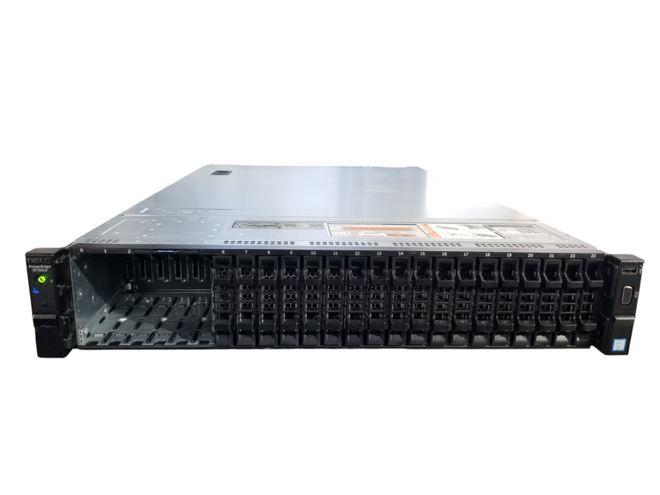 DELL PowerEdge R730xd 2x Xeon E5-2630v3 48GB DDR4 10GB NIC H330-Mini 2x750W Q