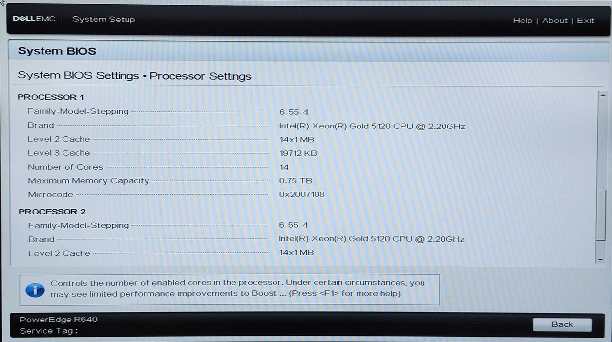 Dell PE R640 1U 8x2.5", 2x Xeon GOLD 5120, 96GB DDR4, 8x1.2TB SAS, H730P