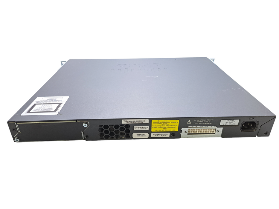 Cisco WS-C2960X-48LPS-L V04 | 48-Port Gigabit PoE+ 370W Switch | 4x SFP