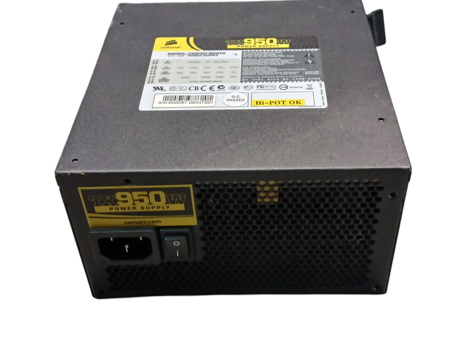 CMPSU-950TX Corsair TX950 Enthusiast Series 950-Watts 80 Plus Power Supply