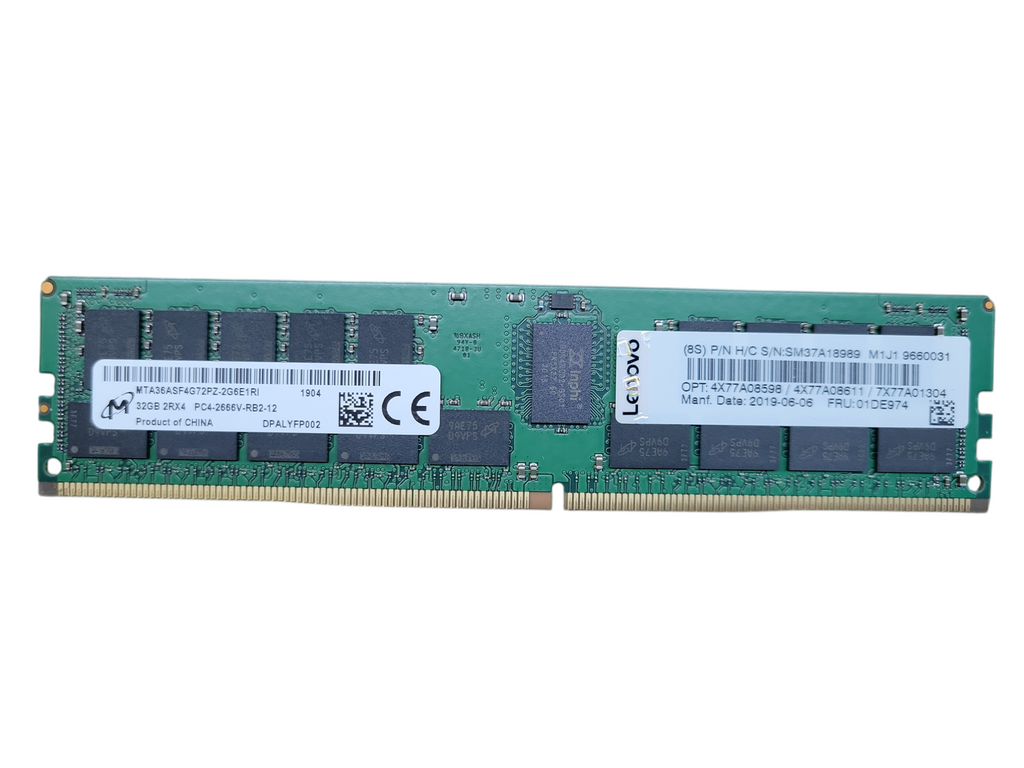 Micron 32GB 2RX4 PC4-2666V-RB2-12 Server Ram Q! — retail.era