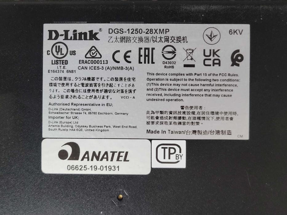 D-Link DGS-1250-28XMP 24x Gig and 4x 10Gig Ports switch _
