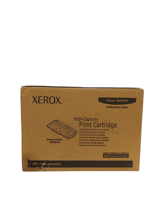 Genuine Xerox 108R00795 Black Phaser 3635MFP Print Cartridge - SEALED BOX