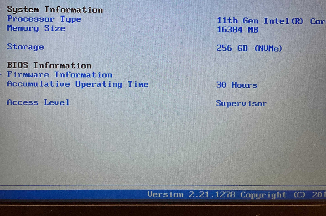 Panasonic ToughBook FZ-55 i5-1145G7@2.6GHz 16GB RAM 256GB SSD 30Hrs.