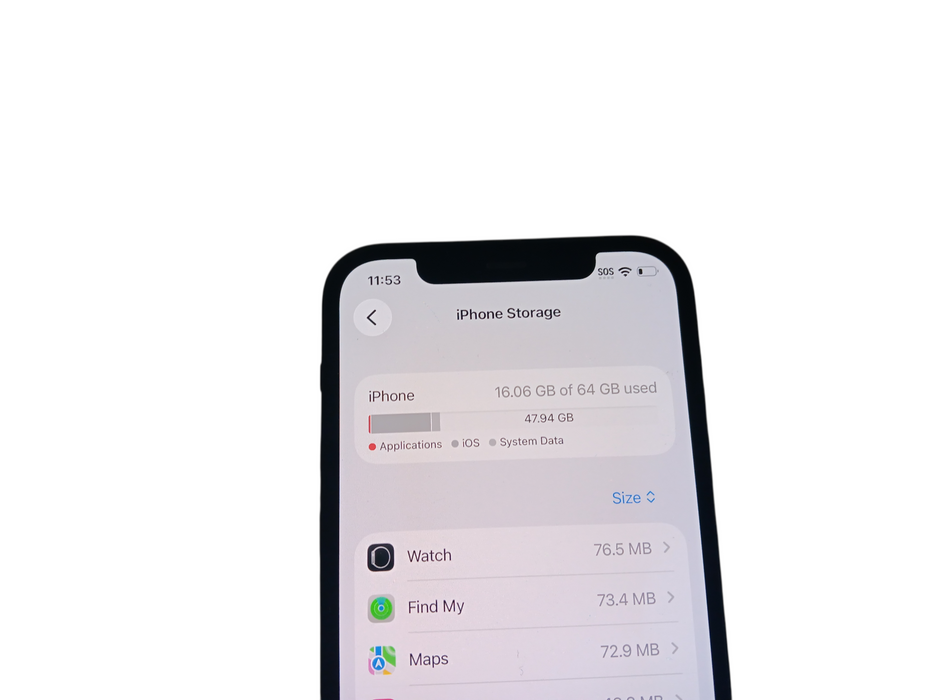 Apple iPhone 12 - 64GB - Midnight [A2402]