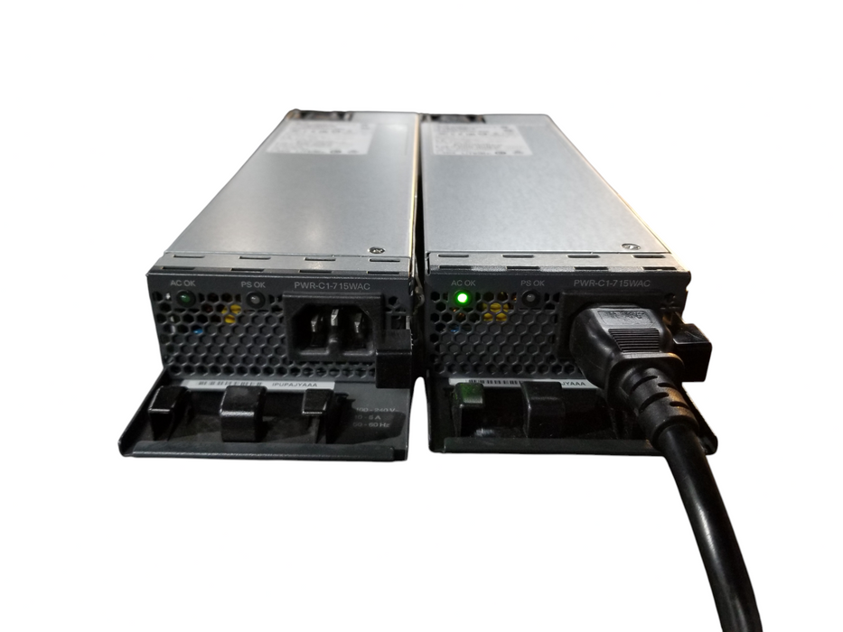 Lot 2x Cisco PA-1711-1A-LF 715W Power Supply P/N: PWR-C1-715WAC