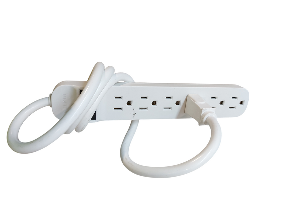 Lot 20x Mixed 6 Outlets Power Extension Cords - Assorted Brands