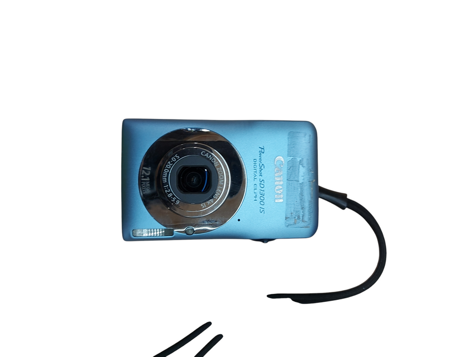 Canon PowerShot SD1300 IS Digital Elph 12.1MP Camera (Blue)