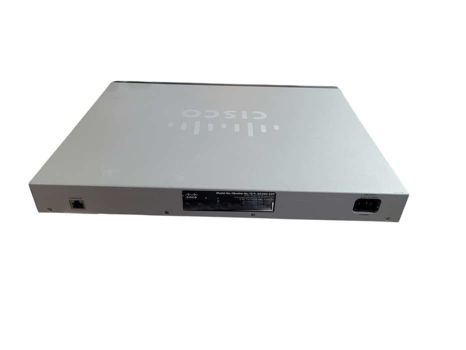 Cisco SG350-52P 52 Port Gigabit PoE Managed Switch w/ Rack Ears
